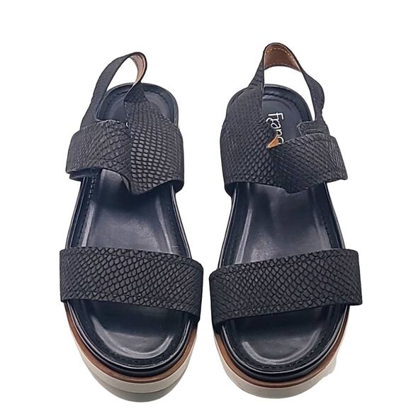 Franco Sarto India Wedge Sandal – Women's Size 9.5 M, Black - Picture 2 of 5